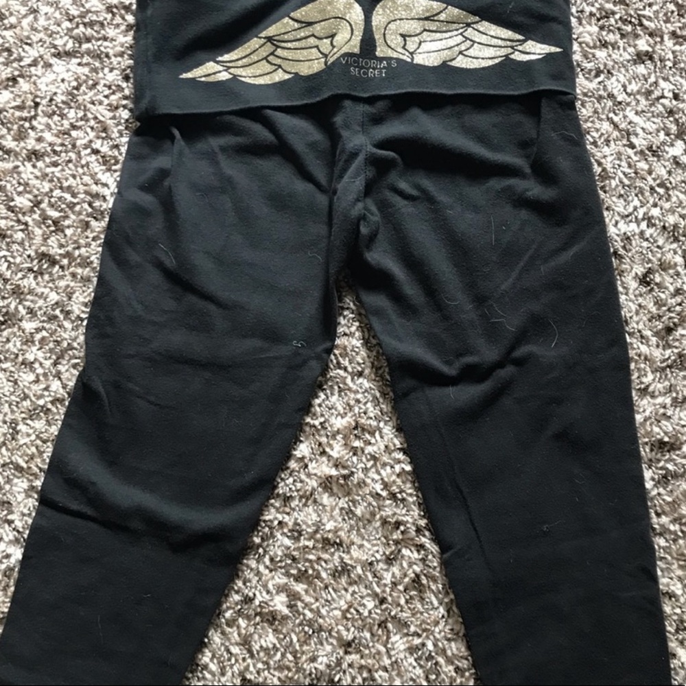 Victoria’s Secret black crop legging xs